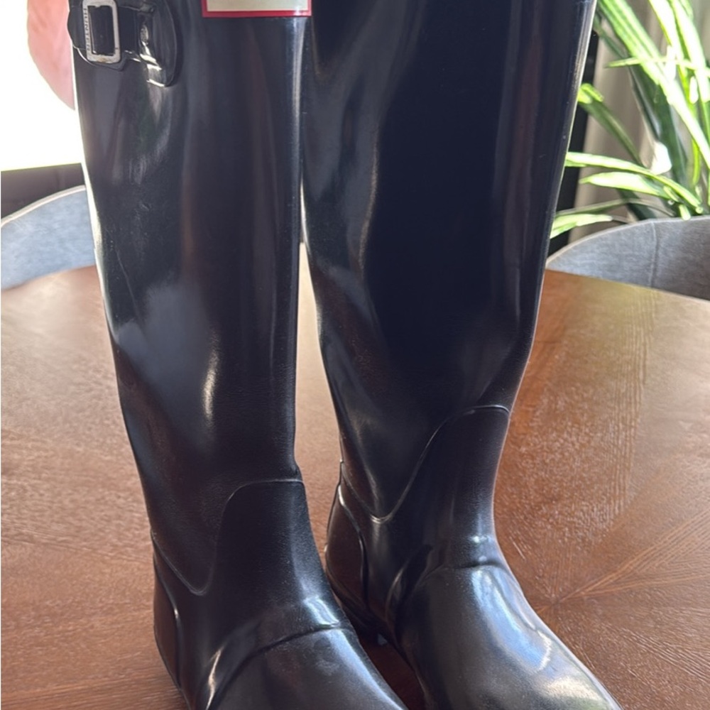 Hunter Black Women's Winter Rain Boots